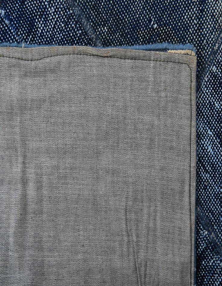 Detail image of 6' 10 x 11'  Hand Knotted Ultra Vintage Persian Wool Rug