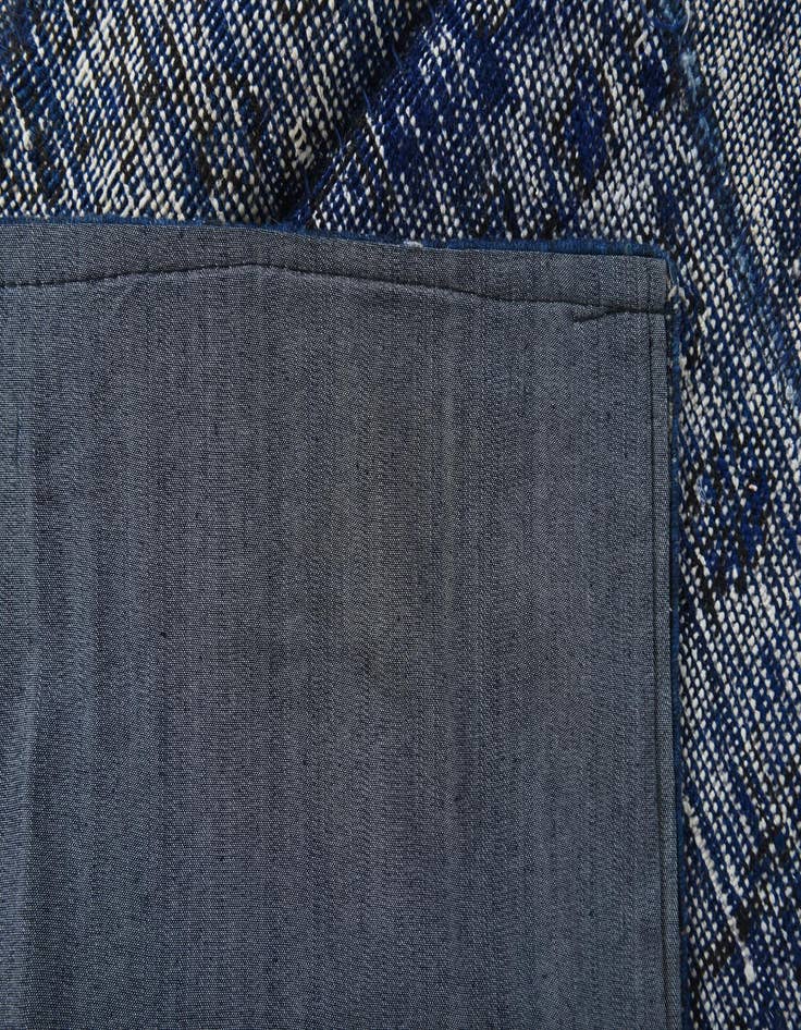 Detail image of 8' 2 x 9' 9 Hand Knotted Ultra Vintage Persian Wool Rug