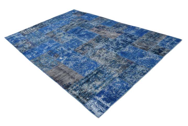 6' 8 x 10' 1 Hand Knotted Ultra Vintage Persian Wool Rug