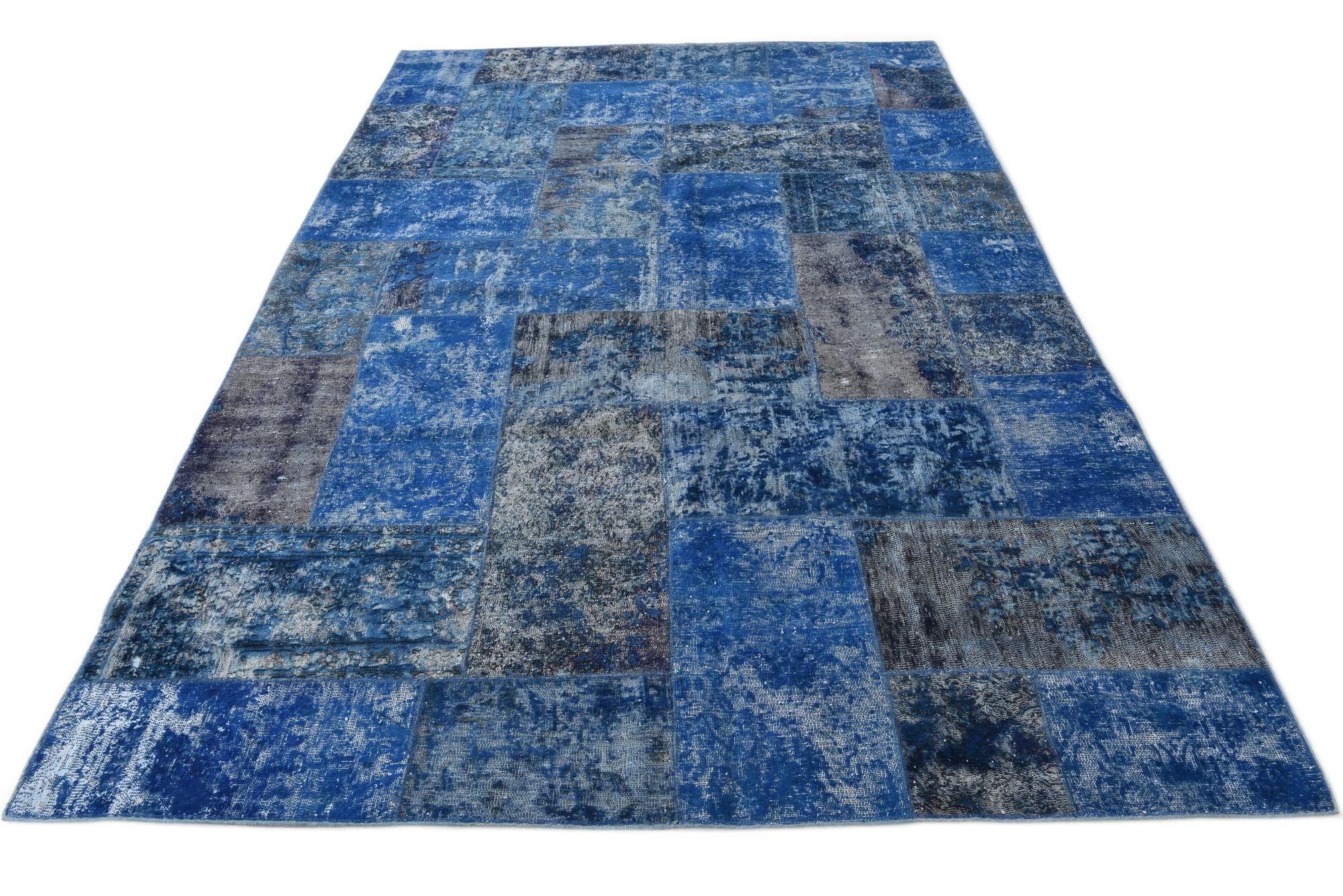 6' 8 x 10' 1 Hand Knotted Ultra Vintage Persian Wool Rug
