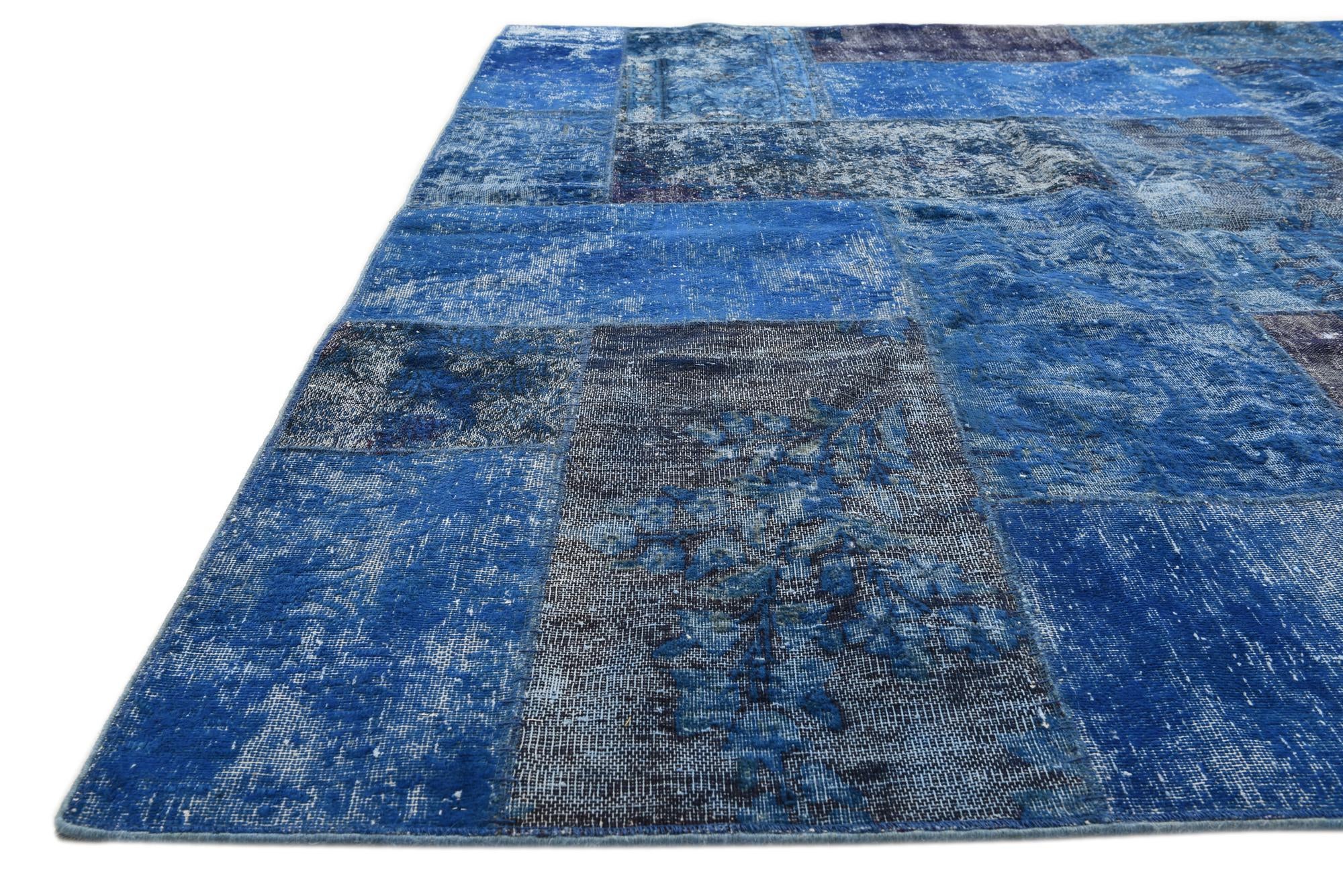 6' 8 x 10' 1 Hand Knotted Ultra Vintage Persian Wool Rug