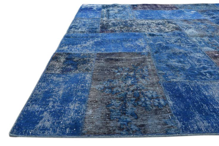 Detail image of 6' 8 x 10' 1 Hand Knotted Ultra Vintage Persian Wool Rug