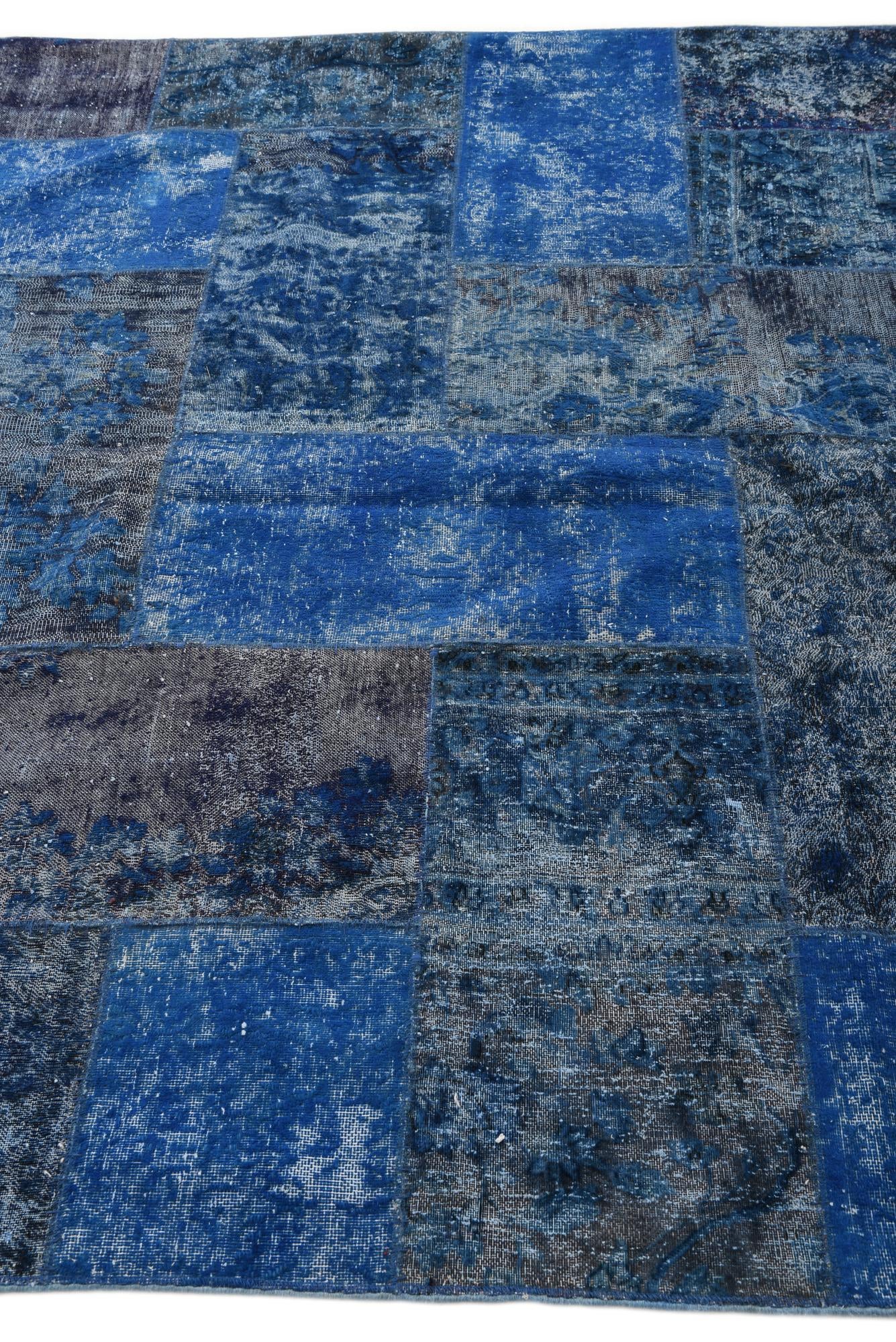 6' 8 x 10' 1 Hand Knotted Ultra Vintage Persian Wool Rug