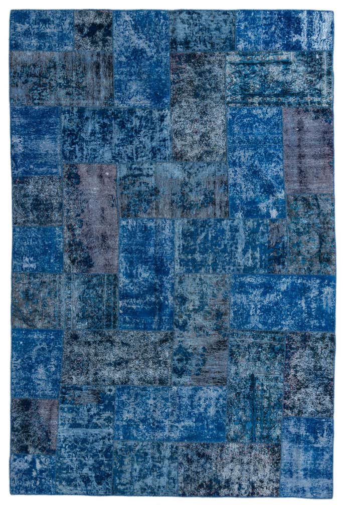 6' 8 x 10' 1 Hand Knotted Ultra Vintage Persian Wool Rug