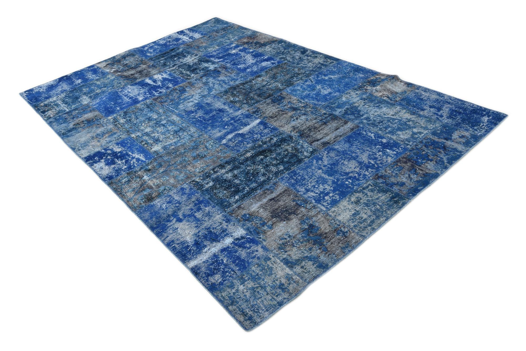 6' 8 x 10' Hand Knotted Ultra Vintage Persian Wool Rug