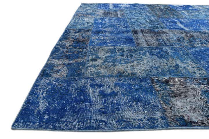 6' 8 x 10' Hand Knotted Ultra Vintage Persian Wool Rug