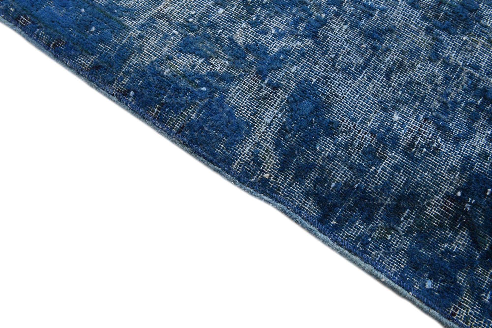 6' 8 x 10' Hand Knotted Ultra Vintage Persian Wool Rug