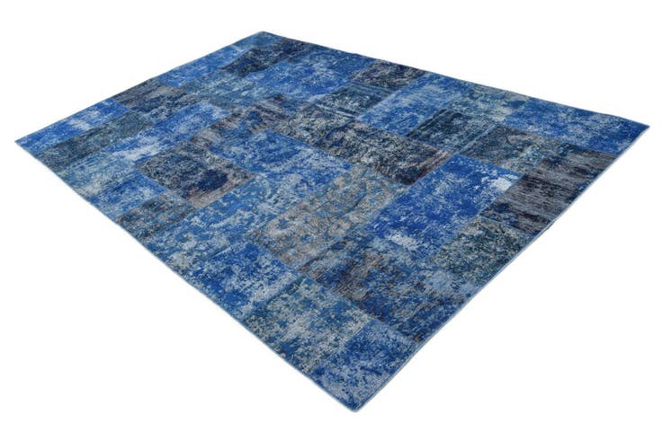 Detail image of 6' 8 x 10' 1 Hand Knotted Ultra Vintage Persian Wool Rug