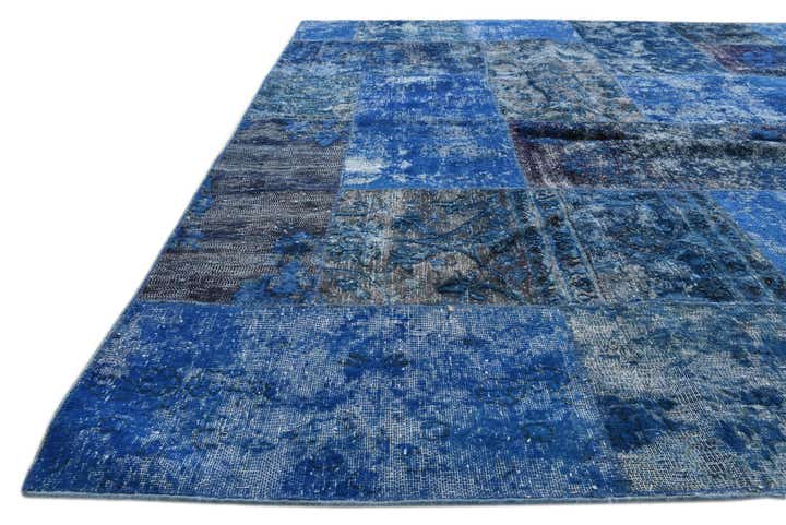 6' 8 x 10' 1 Hand Knotted Ultra Vintage Persian Wool Rug