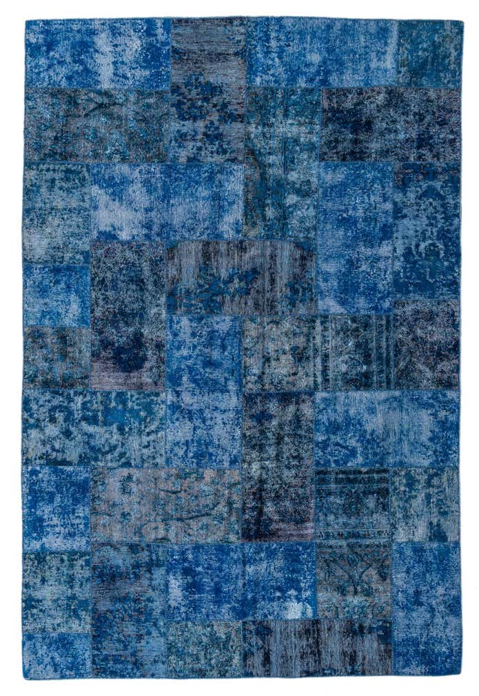 6' 8 x 10' 1 Hand Knotted Ultra Vintage Persian Wool Rug