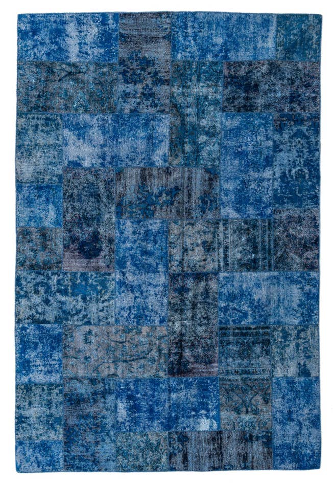Detail image of 6' 8 x 10' 1 Hand Knotted Ultra Vintage Persian Wool Rug