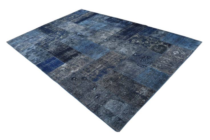 Detail image of 6' 10 x 10' 4 Hand Knotted Ultra Vintage Persian Wool Rug