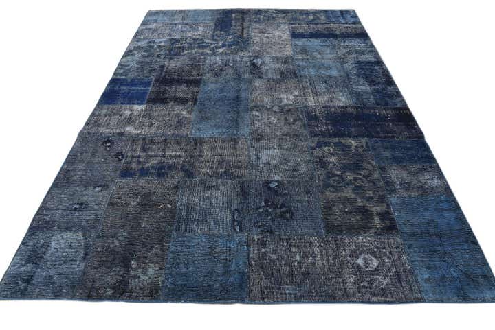 6' 10 x 10' 4 Hand Knotted Ultra Vintage Persian Wool Rug