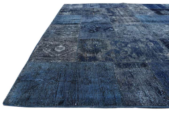 6' 10 x 10' 4 Hand Knotted Ultra Vintage Persian Wool Rug