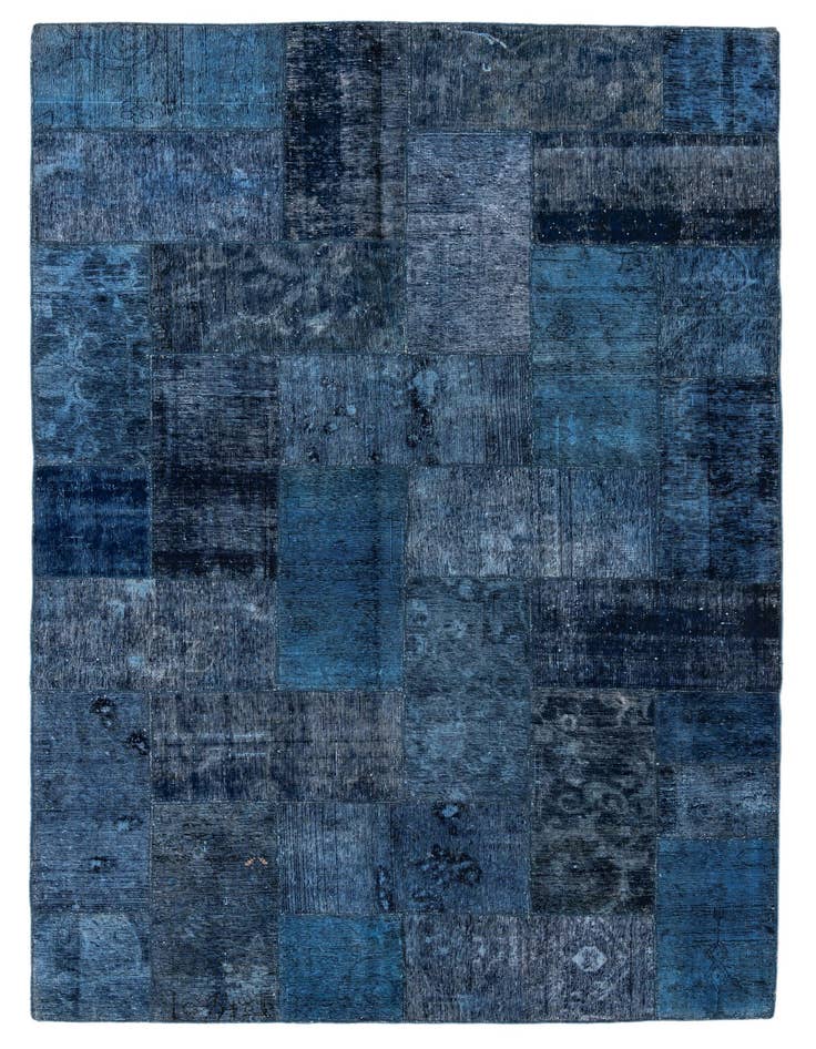 Detail image of 6' 10 x 10' 4 Hand Knotted Ultra Vintage Persian Wool Rug