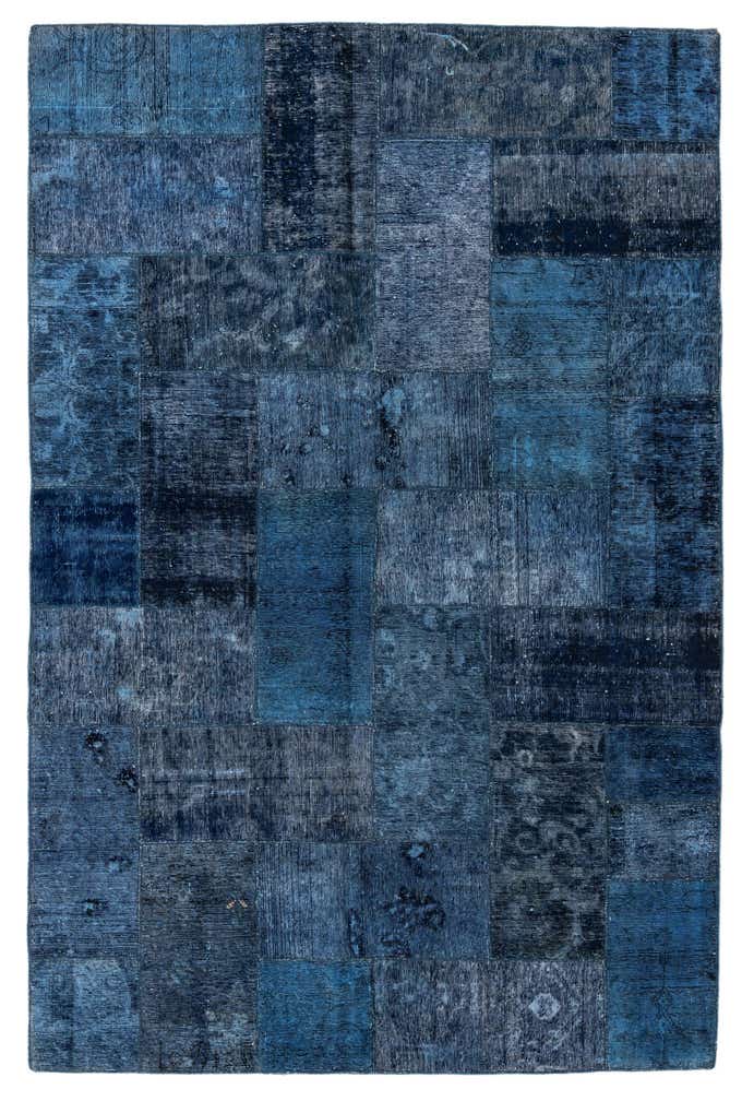 6' 10 x 10' 4 Hand Knotted Ultra Vintage Persian Wool Rug