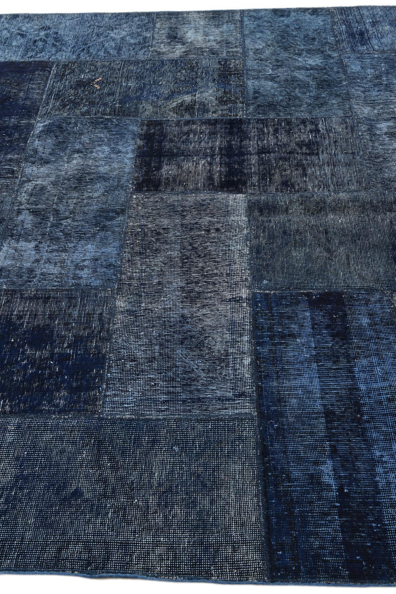 6' 9 x 10' 3 Hand Knotted Ultra Vintage Persian Wool Rug