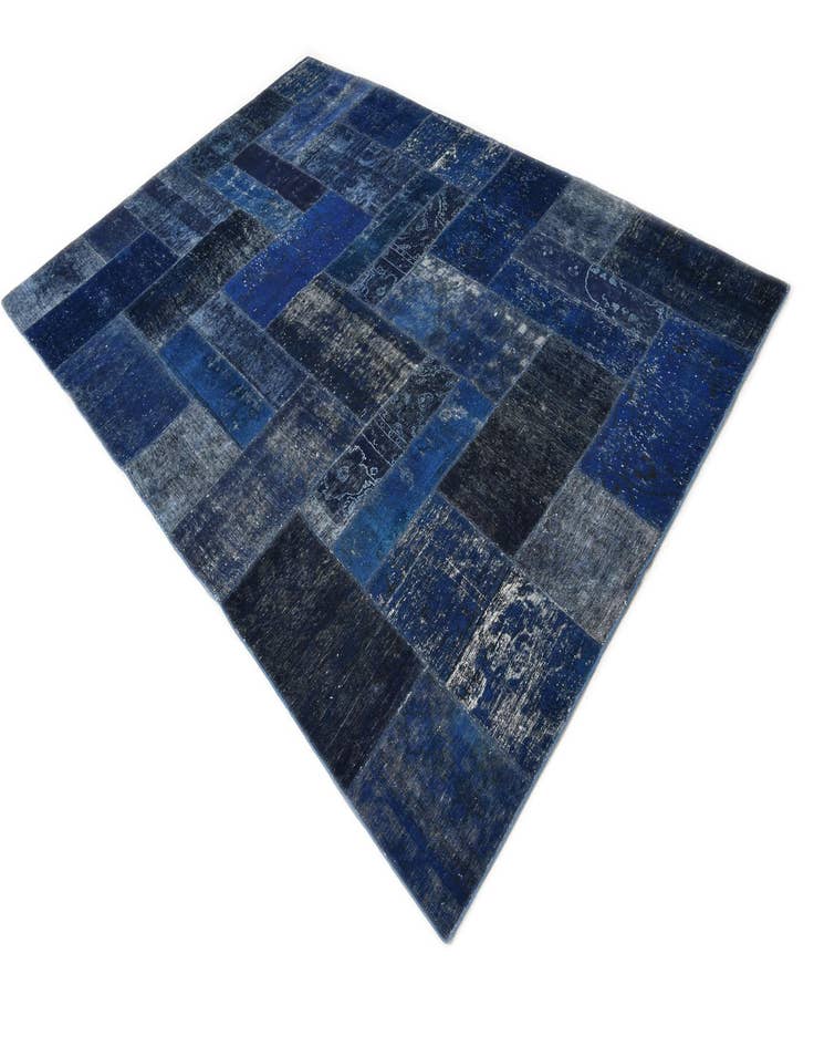 Detail image of 6' 10 x 10' 3  Hand Knotted Ultra Vintage Persian Wool Rug