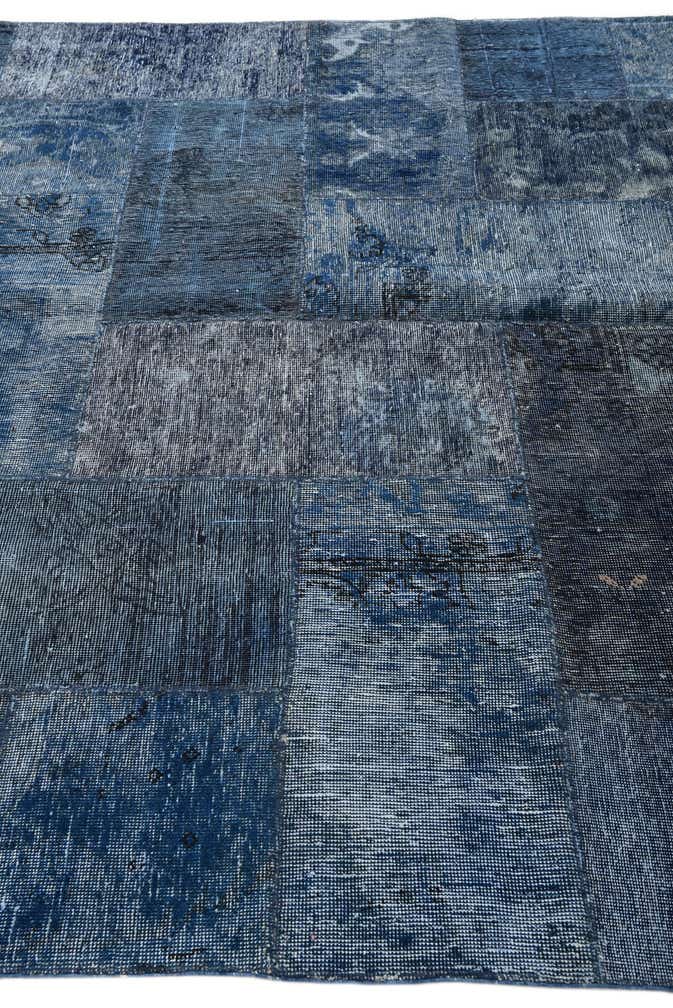 6' 11 x 10' 4 Hand Knotted Ultra Vintage Persian Wool Rug
