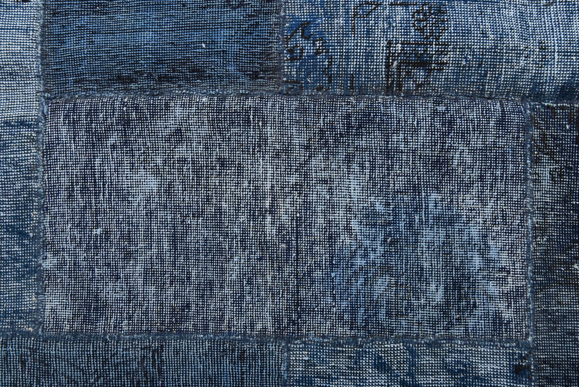 6' 11 x 10' 4 Hand Knotted Ultra Vintage Persian Wool Rug