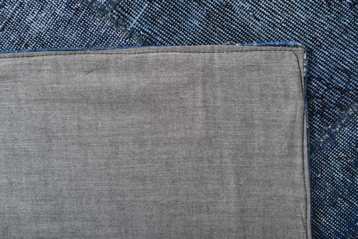 6' 11 x 10' 4 Hand Knotted Ultra Vintage Persian Wool Rug