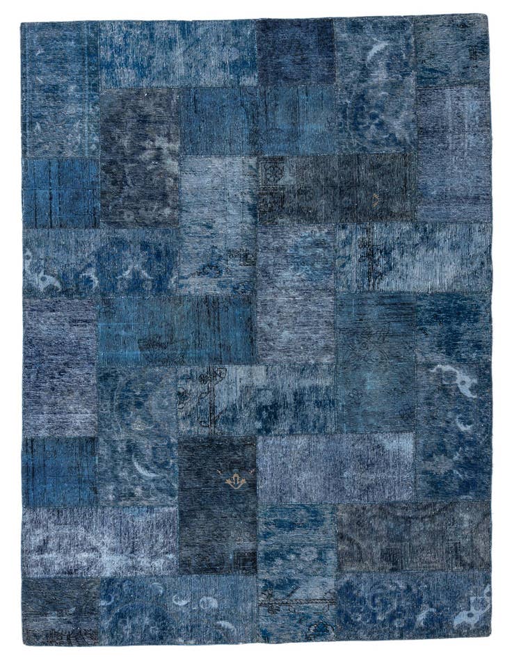 Detail image of 6' 11 x 10' 4 Hand Knotted Ultra Vintage Persian Wool Rug