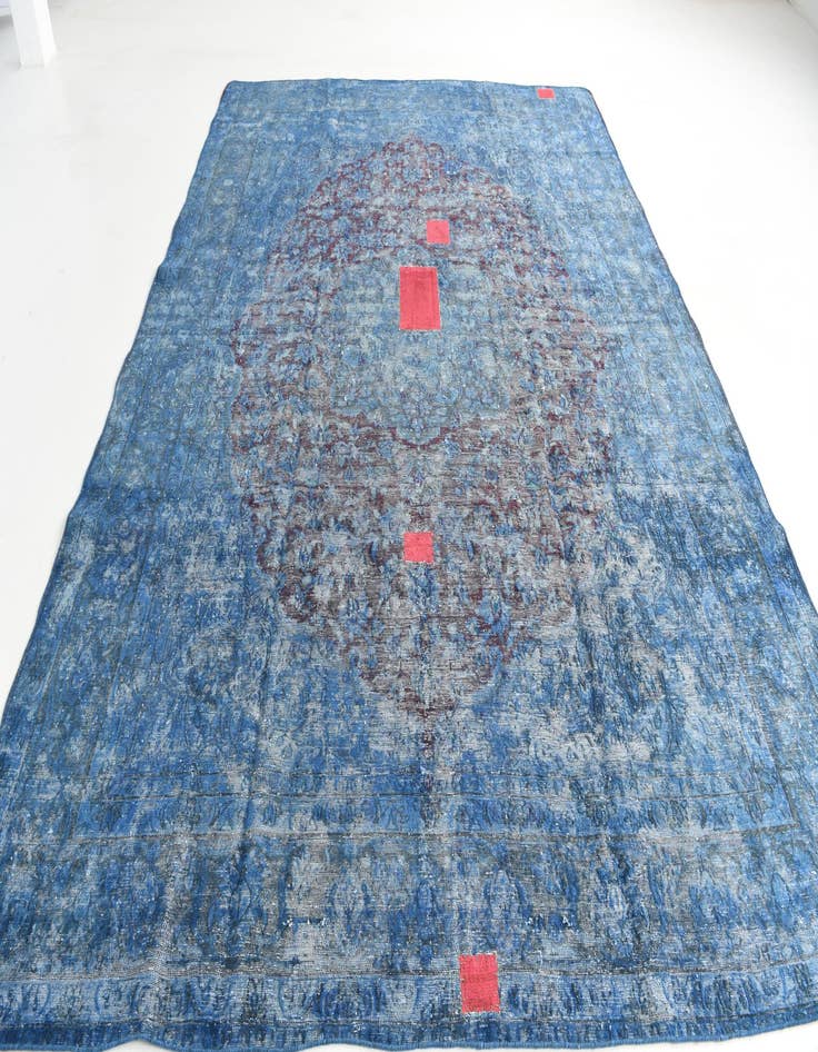 Detail image of 9' 9 x 13' 1  Hand Knotted Ultra Vintage Persian Wool Rug