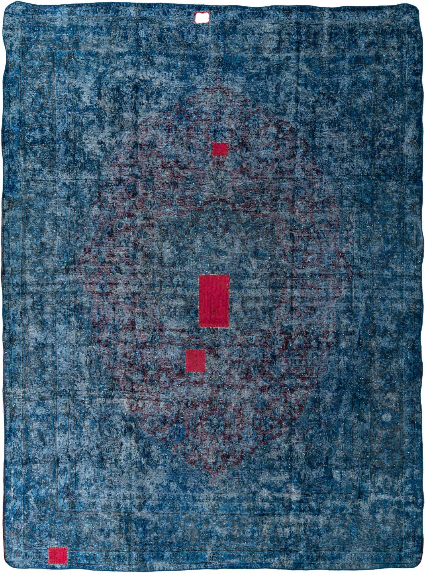 9' 9 x 13' 1 Hand Knotted Ultra Vintage Persian Wool Rug