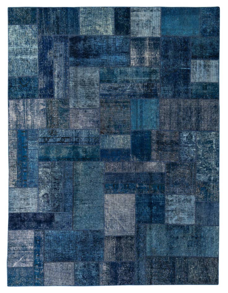 Detail image of 8' x 10' 2 Hand Knotted Ultra Vintage Persian Wool Rug