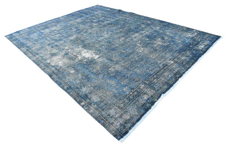 Detail image of 9' 6 x 12' 4 Hand Knotted Ultra Vintage Persian Wool Rug