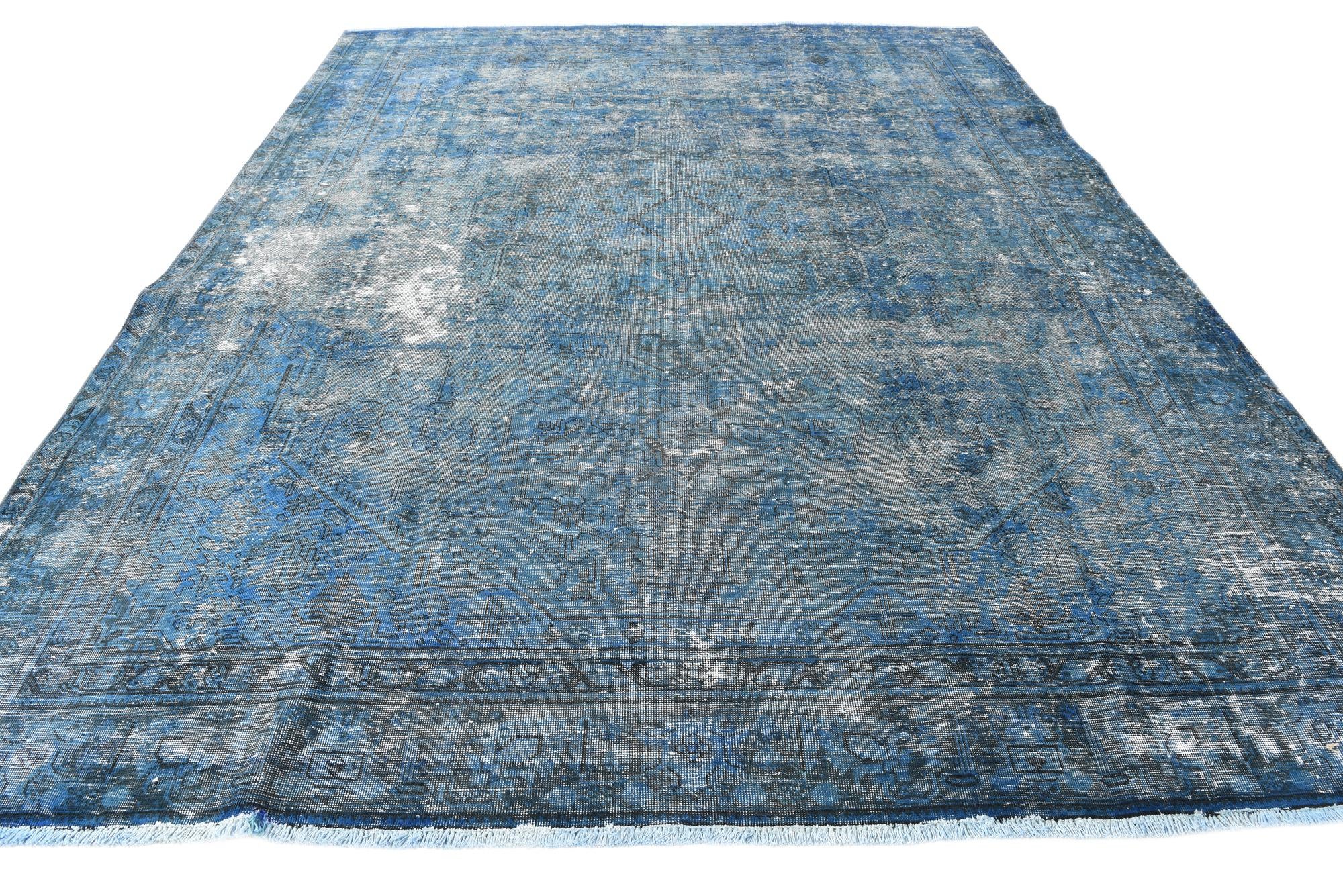 9' 6 x 12' 4 Hand Knotted Ultra Vintage Persian Wool Rug