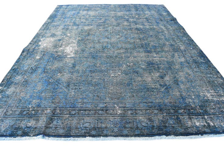 Detail image of 9' 6 x 12' 4 Hand Knotted Ultra Vintage Persian Wool Rug