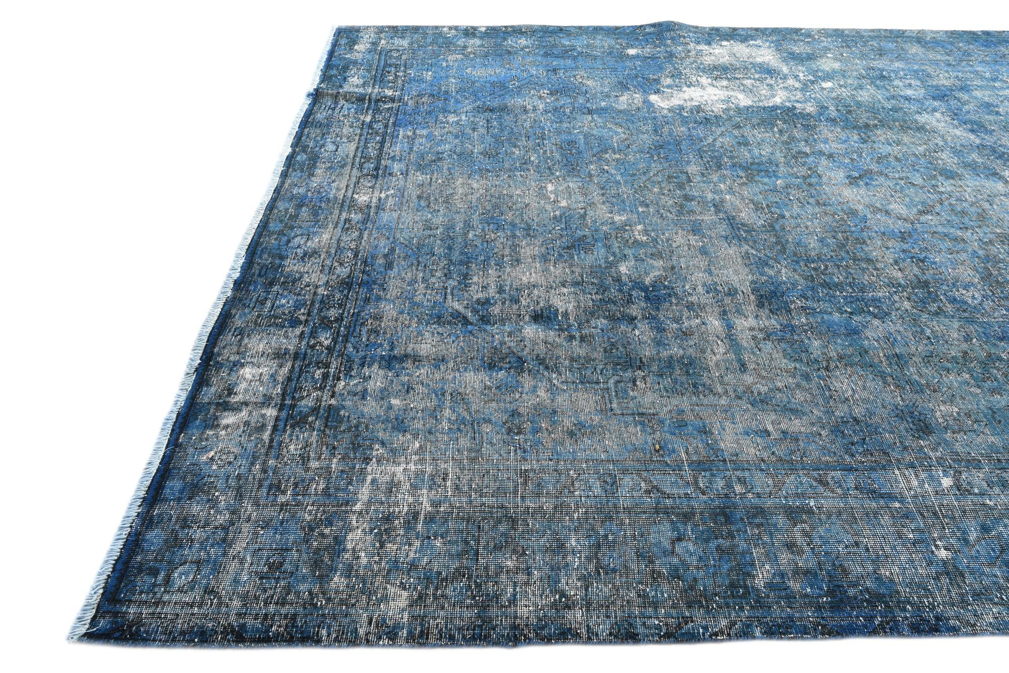 9' 6 x 12' 4 Hand Knotted Ultra Vintage Persian Wool Rug