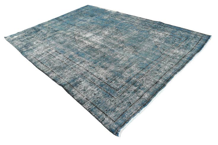 Detail image of 8' 2 x 11' Hand Knotted Ultra Vintage Persian Wool Rug