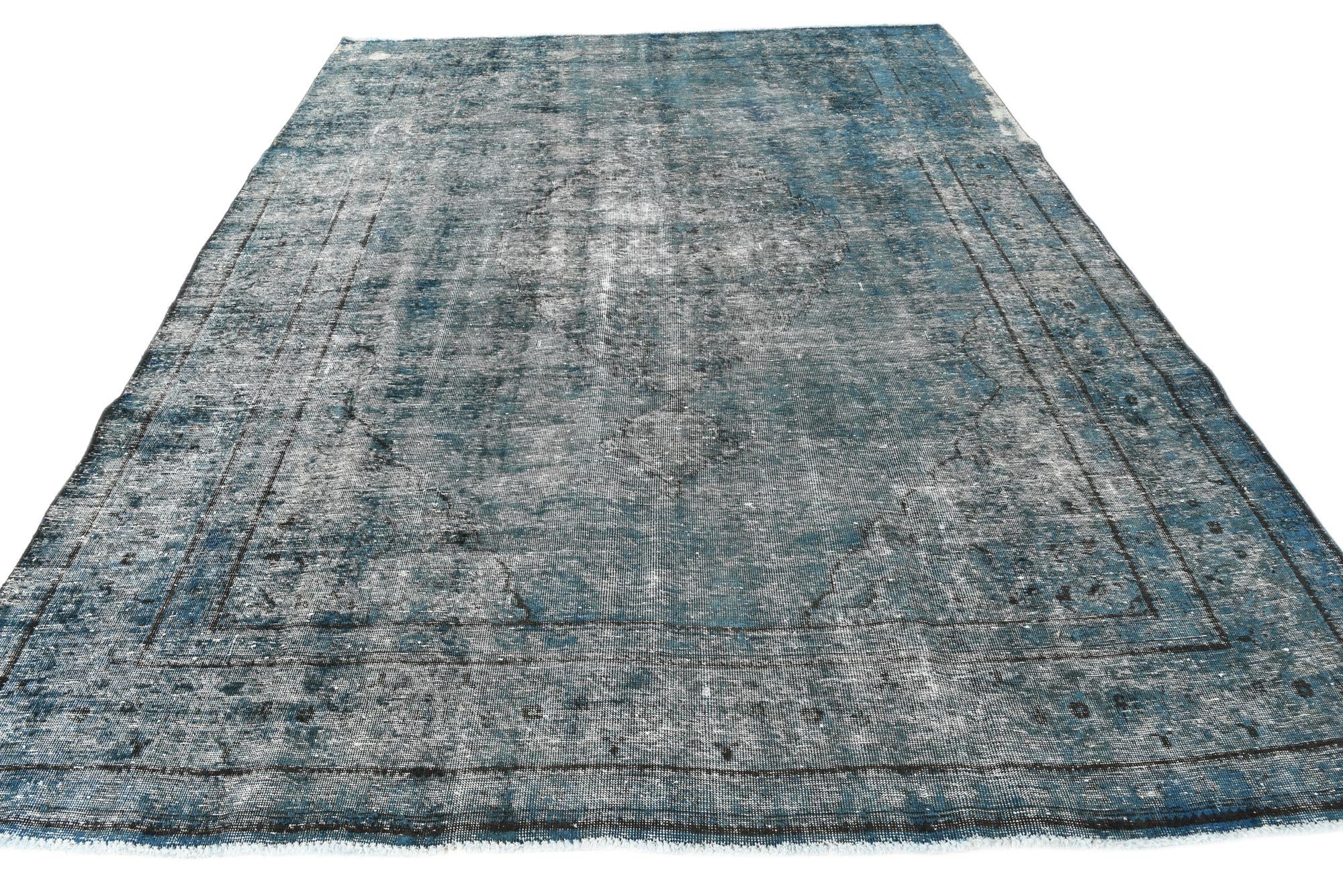 8' 2 x 11' Hand Knotted Ultra Vintage Persian Wool Rug