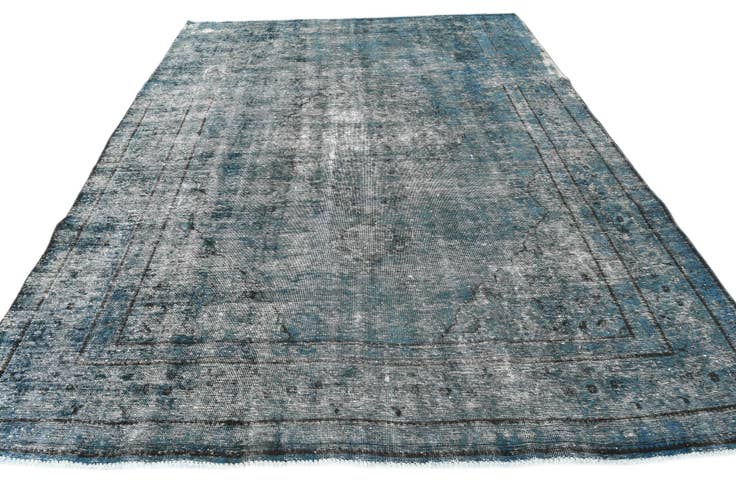 Detail image of 8' 2 x 11' Hand Knotted Ultra Vintage Persian Wool Rug