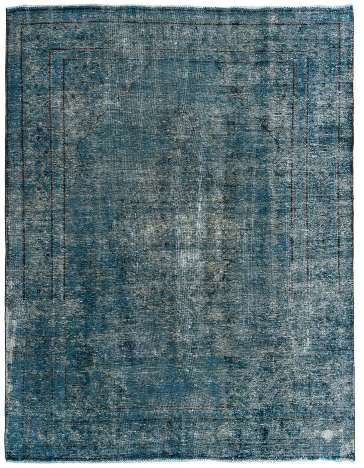 Detail image of 8' 2 x 11' Hand Knotted Ultra Vintage Persian Wool Rug