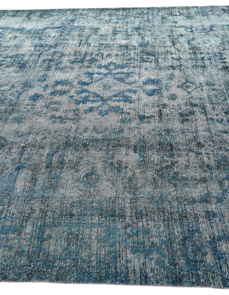 Detail image of 9' 2 x 12' 9 Hand Knotted Ultra Vintage Persian Wool Rug