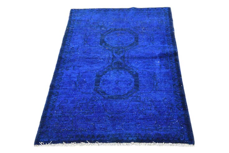 Detail image of 2' 7 x 4' 1 Hand Knotted Ultra Vintage Persian Wool Rug