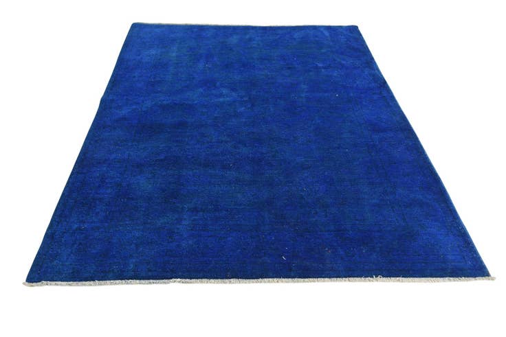 Detail image of 5' x 6' 9 Hand Knotted Ultra Vintage Persian Wool Rug