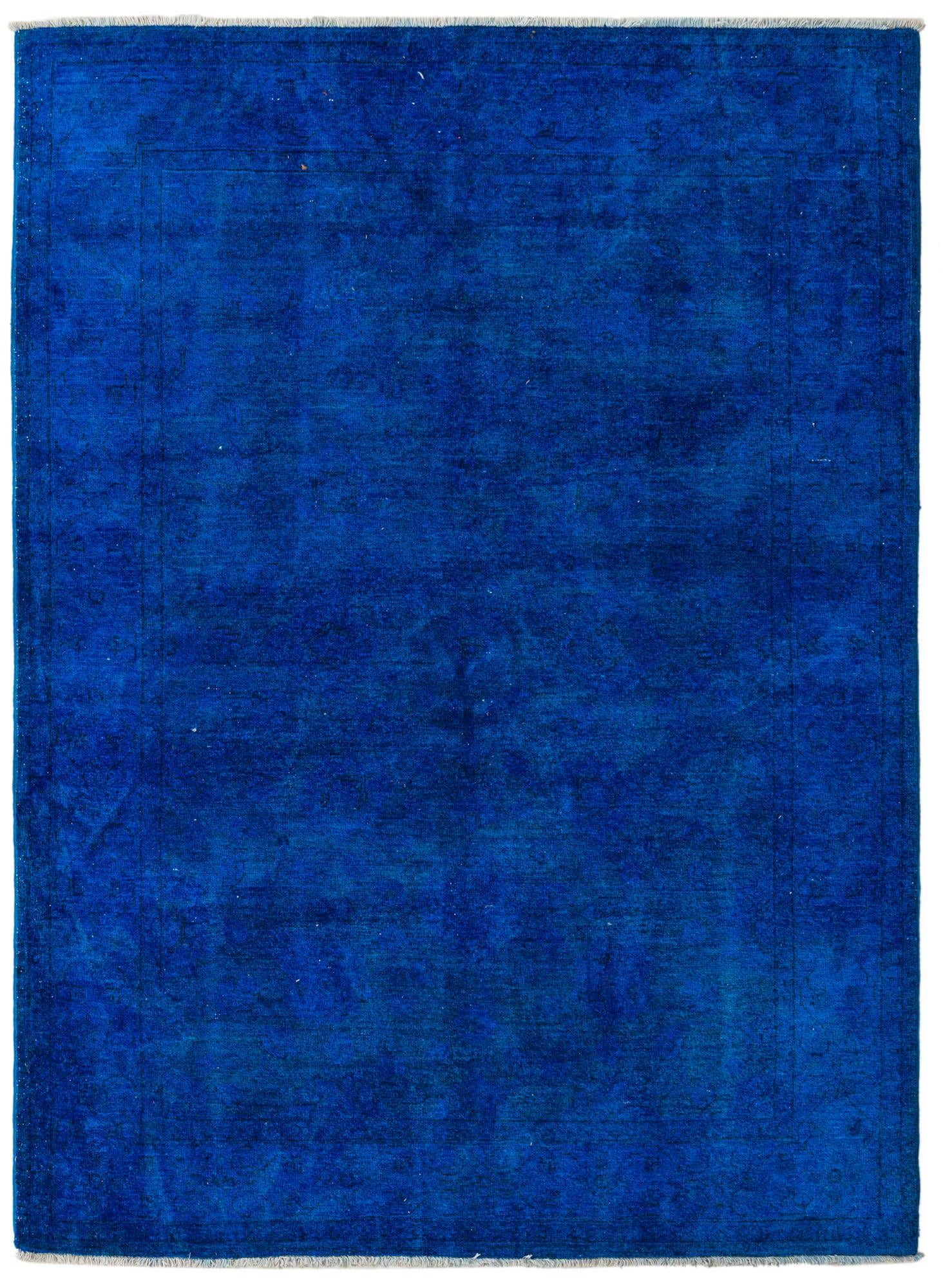 5' x 6' 9 Hand Knotted Ultra Vintage Persian Wool Rug