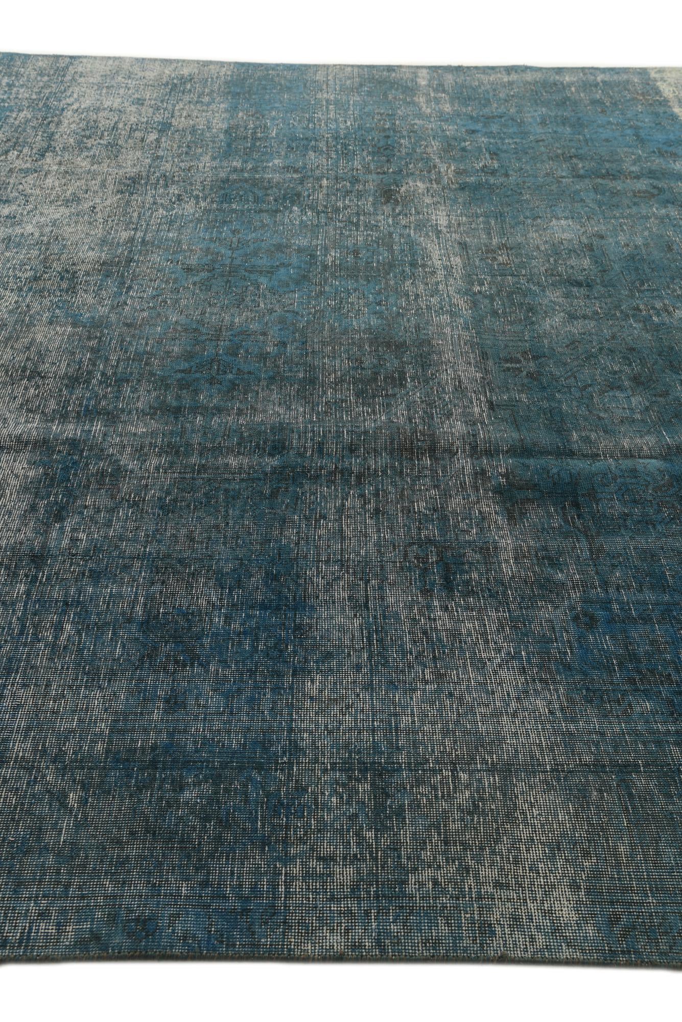 9' 3 x 12' 8 Hand Knotted Ultra Vintage Persian Wool Rug