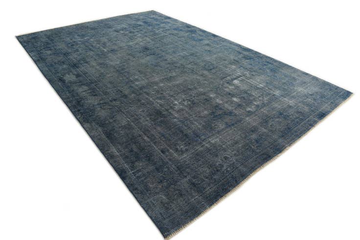 Detail image of 8' 7 x 12' 2 Hand Knotted Ultra Vintage Persian Wool Rug