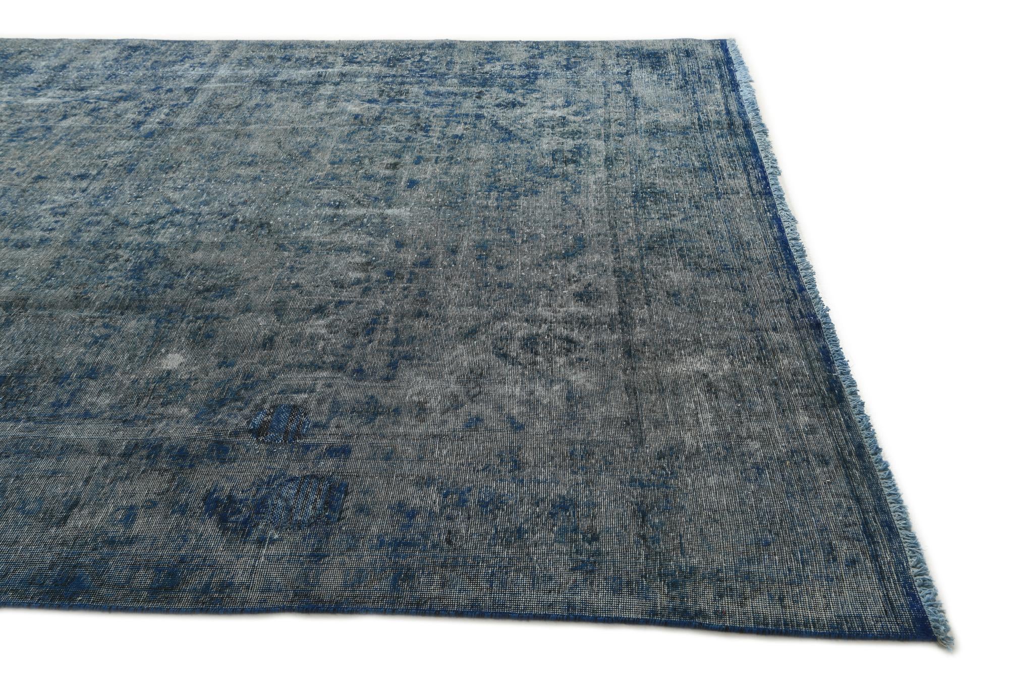 9' 5 x 12' 4 Hand Knotted Ultra Vintage Persian Wool Rug