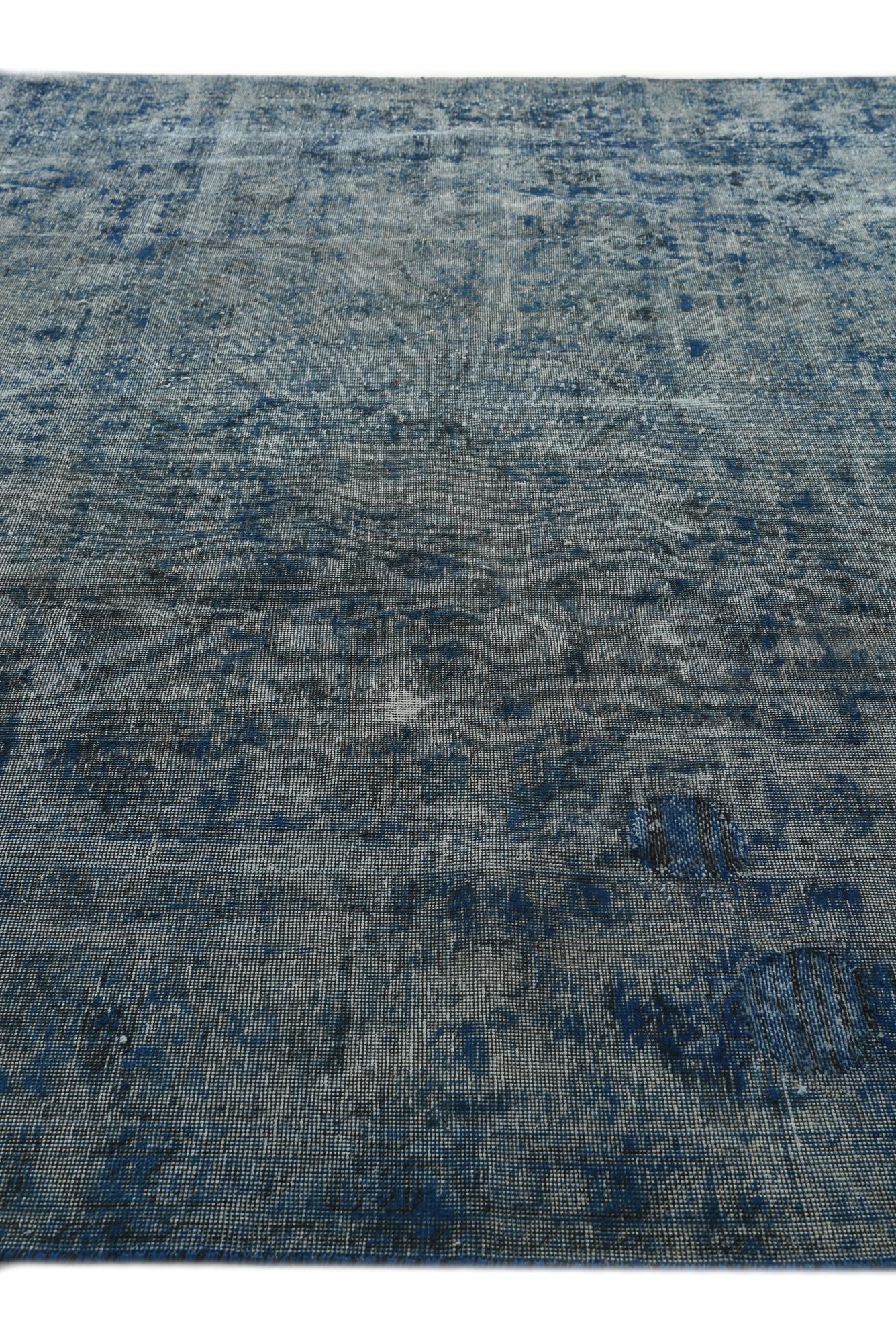9' 5 x 12' 4 Hand Knotted Ultra Vintage Persian Wool Rug