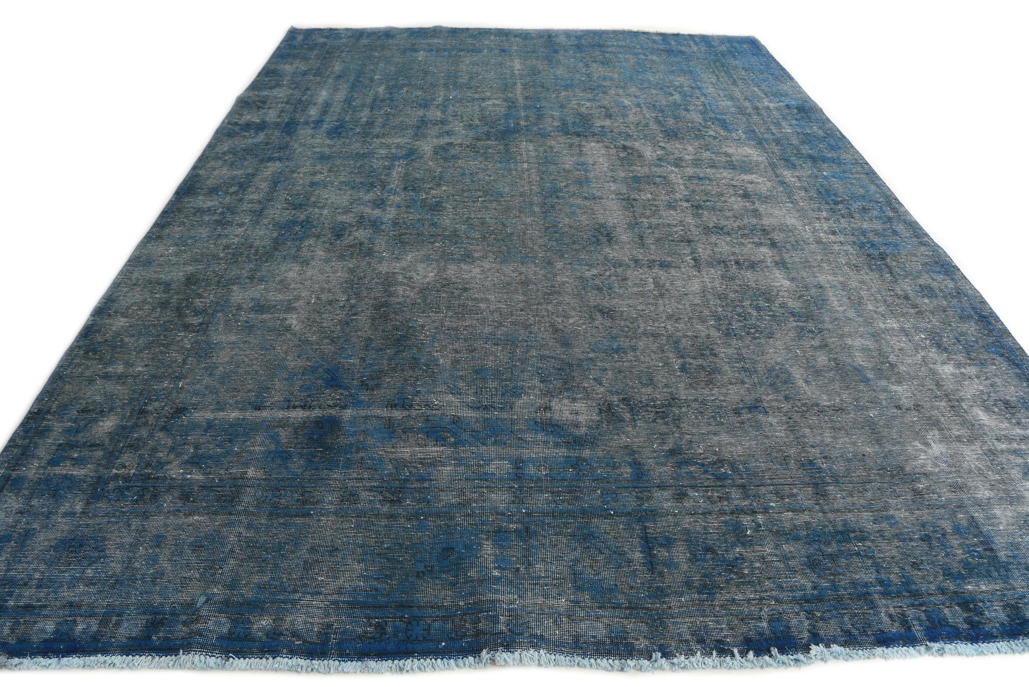 9' 5 x 12' 8 Hand Knotted Ultra Vintage Persian Wool Rug