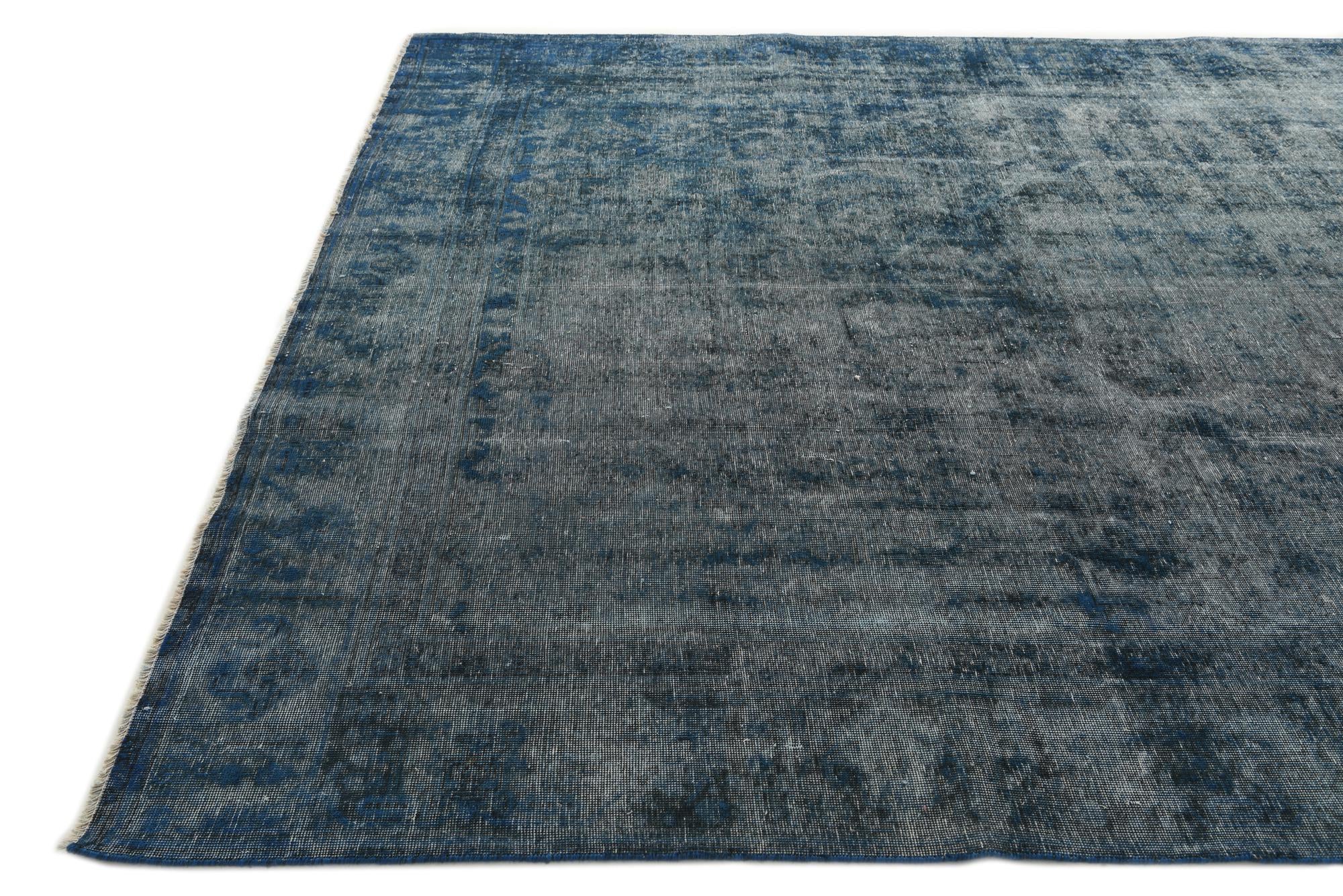 9' 5 x 12' 8 Hand Knotted Ultra Vintage Persian Wool Rug