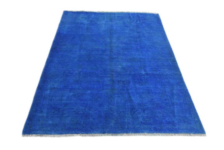 4' 1 x 5' 8 Hand Knotted Ultra Vintage Persian Wool Rug