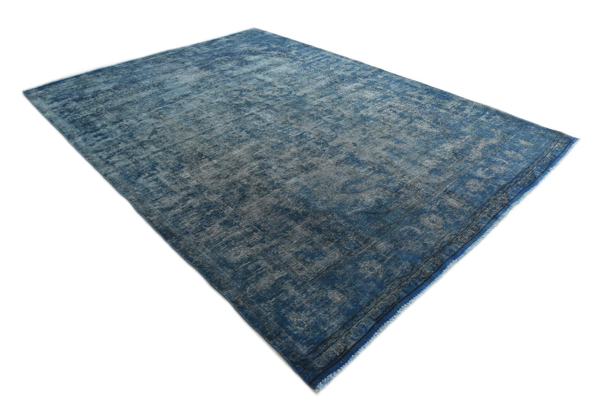 9' 2 x 12' 10 Hand Knotted Ultra Vintage Persian Wool Rug