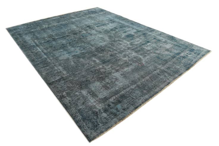 Detail image of 9' 1 x 12' Hand Knotted Ultra Vintage Persian Wool Rug